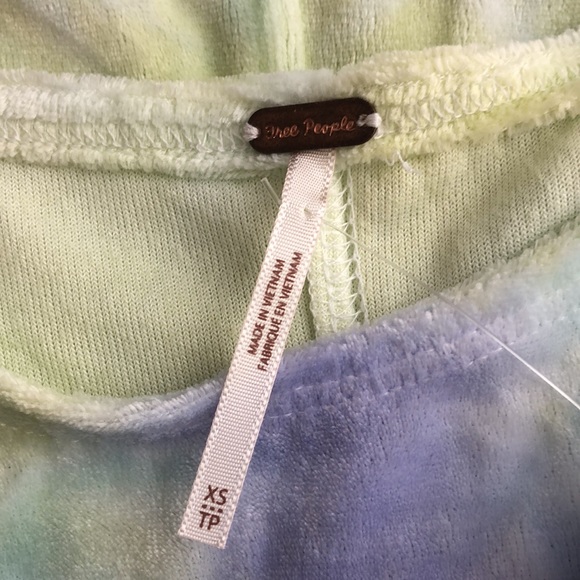 Free People Tie Dye Bright Eyes Velvet T-Shirt - Picture 7 of 9